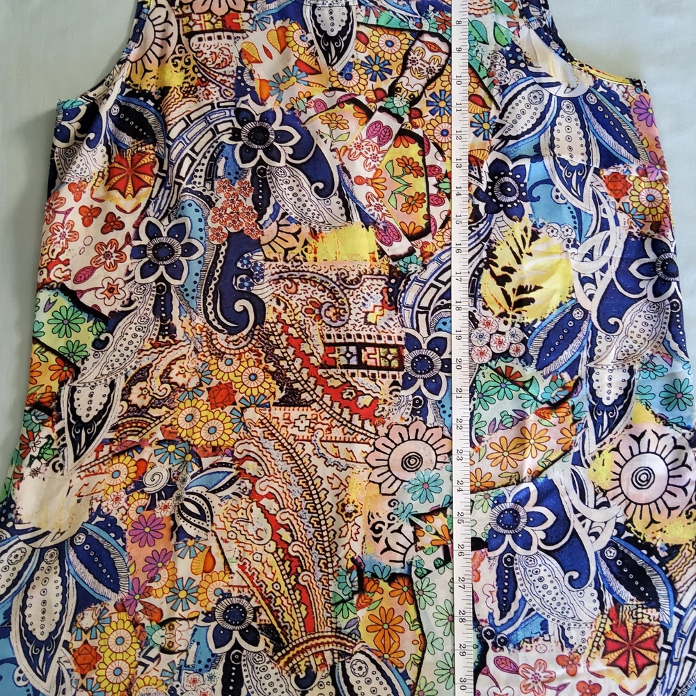 Melissa Paige Multicolor Paisley Blouse - Picture 2 of 10